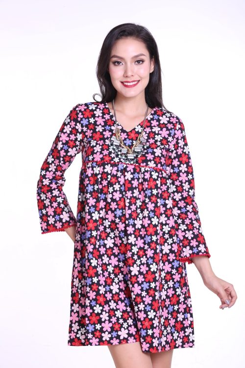 cotton one piece short dress