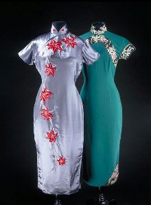 evolution qipao cheongsam dress - Hong Kong 1946s-1956s source: Pinterest.com
