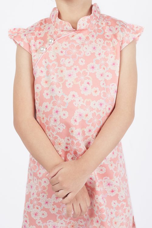 Qipao Spring Love Cherry Pink - Image 4