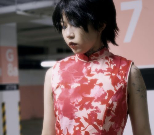 Crimson Petal Harmony - Women Sleeveless Long Qipao - Image 4